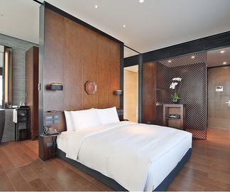 Zestawy mebli hotelowych do sypialni w stylu klasycznym z ciemnego orzecha, o wysokiej trwałości