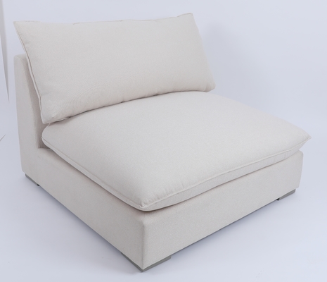 kupować Cloud 1-osobowa sofa miękka biała puchowa podstawa z litego drewna produkcja online