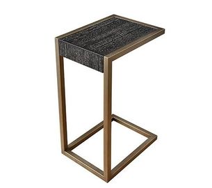kupować Stolik kawowy do salonu ISO Wood Brązowy Stolik w kształcie litery C Fornir dębowy produkcja online