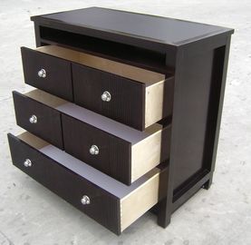 Dobra cena. Komoda z 3 szufladami do sypialni w stylu amerykańskim HPL Top Oak / Walnut Wood w Internecie
