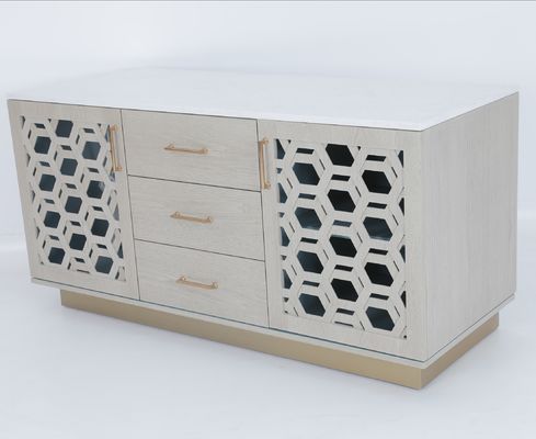 kupować Luxury Custom Cmade Oak Wood Blue Painted Finish Inside Dresser With Brass Metal Legs (Luksusowa niestandardowa wyroba z dębowego drewna, niebiesko pomalowana, wnętrze szafa z metalowymi nogami z mosiądzu) produkcja online