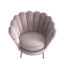 kupować Sofa aksamitna na imprezę weselną, różowa sofa aksamitna tapicerowana z nogami ze stali nierdzewnej produkcja online