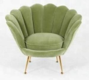 kupować Sofa aksamitna na imprezę weselną, sofa tapicerowana z aksamitu w kolorze zielonym z nogami ze stali nierdzewnej produkcja online