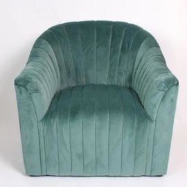 kupować Fantazyjna, nowoczesna pojedyncza sofa, niebieska aksamitna sofa na imprezę weselną produkcja online