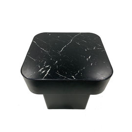 kupować Luksusowy nowy design Nowoczesny stolik kawowy z czarnego marmuru z czarną ramą do mebli domowych produkcja online