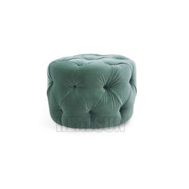 kupować Tapicerowane siedzisko Ottoman Furniture Green Velvet Button Tufted Velvet Ottoman Taboret produkcja online