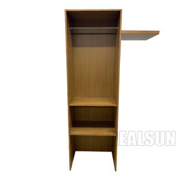 kupować Fornir Wooded Open Walking Closet Storage Closet Closet Insert w odcieniach szarości produkcja online
