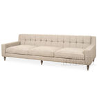 American Style Living Room Sofa Featuring Button Tufted Seat Back With Comfortable Deep Seat