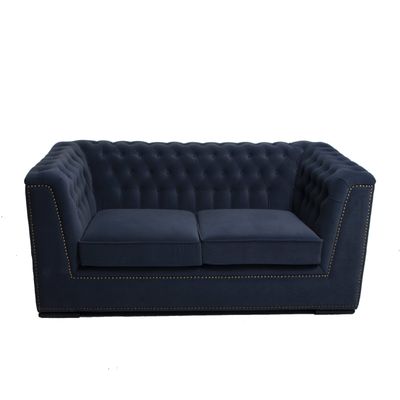 kupować Solidna, dwuosobowa sofa do salonu z aksamitu z podparciem lędźwiowym produkcja online