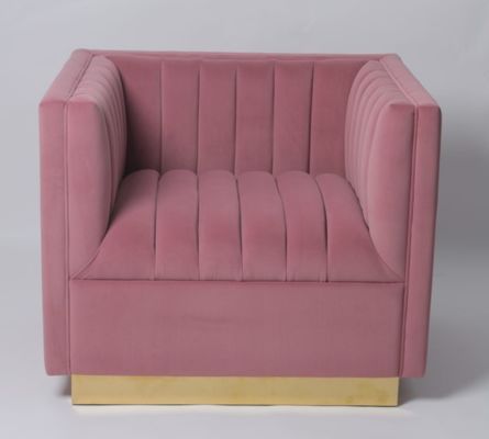 kupować Niestandardowy kolor Velvet Fabric Sofa Fotel do salonu produkcja online