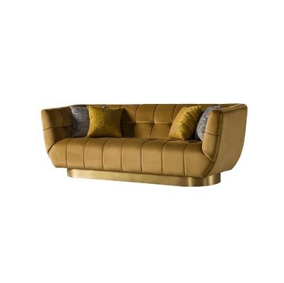 kupować W 210cm Złota Podstawa Wygodna sofa do salonu produkcja online