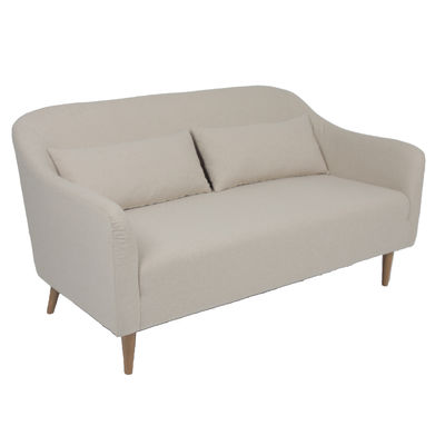 kupować Klasyczna lniana dwuosobowa sofa ODM z drewnianą nogą produkcja online