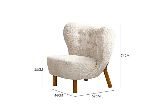 kupować Krzesło z pojedynczą rozkładaną sofą Nordic Ins Style 46x52x74cm produkcja online