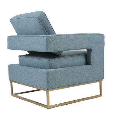 kupować 83 * 75 * 85 cm Pojedyncza sofa do salonu z metalową podstawą Hallow produkcja online