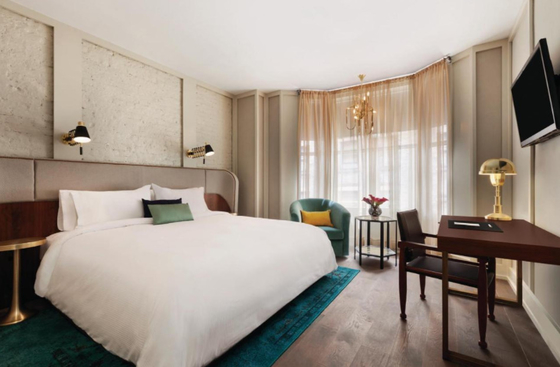 kupować Komercyjny zestaw sypialni hotelowych Nieskładany niestandardowy nowoczesny design produkcja online