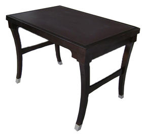 Dobra cena. Proste biurko z litego drewna z blatem HPL z 30% połyskiem, 48''W * 24''D * 30''H w Internecie