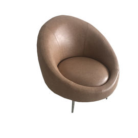 Dobra cena. Popularny skórzany fotel wypoczynkowy z nogą ze stali nierdzewnej do mebli do wynajęcia weselnego, sofa do salonu w Internecie