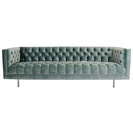 Dobra cena. Europejskie meble luksusowy klasyczny rozkładany fotel Velvet sofa do salonu ze złotą metalową podstawą w Internecie